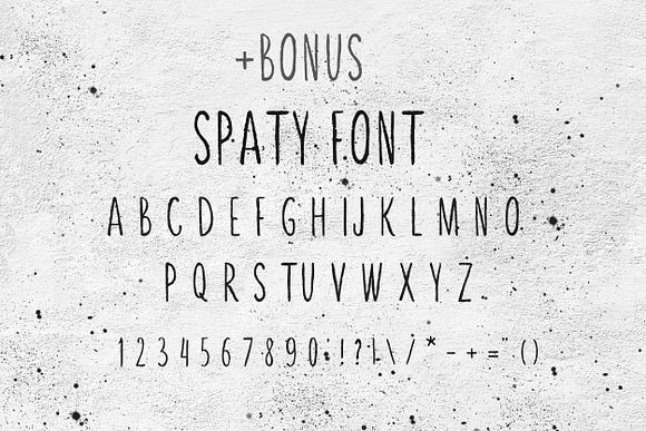 Spacef Font + Bonus: Font & Patterns in Display Fonts - product preview 4