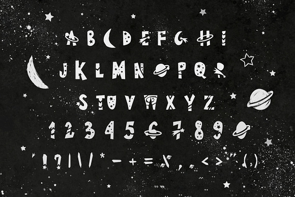 Spacef Font + Bonus: Font & Patterns in Display Fonts - product preview 6