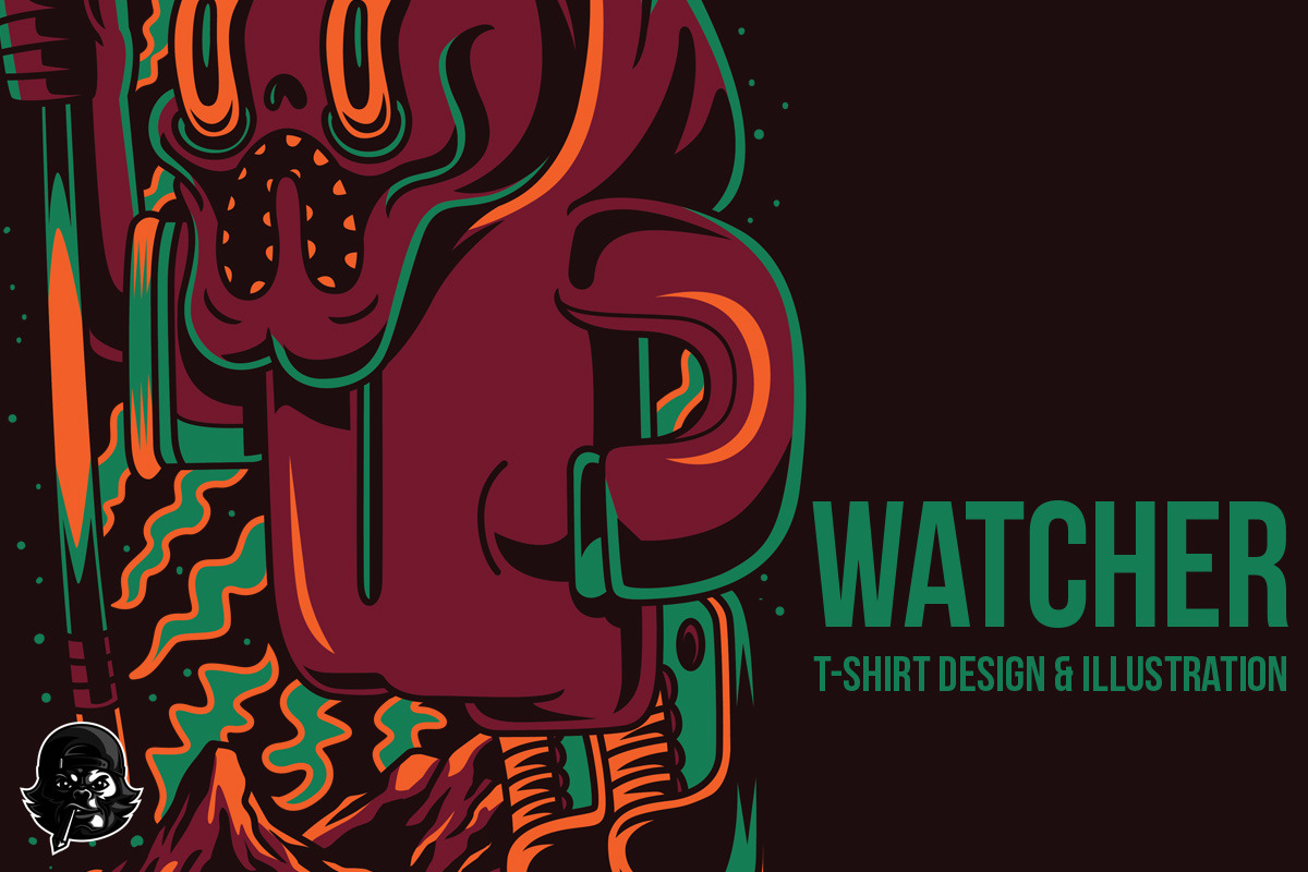 Watcher Illustration in Illustrations - product preview 8