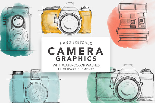 SKETCHED CAMERA GRAPHICS FOR LOGOS