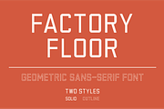 Factory Floor Font - Two Styles