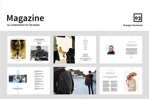 Volkhov Magazine in Magazine Templates - product preview 5