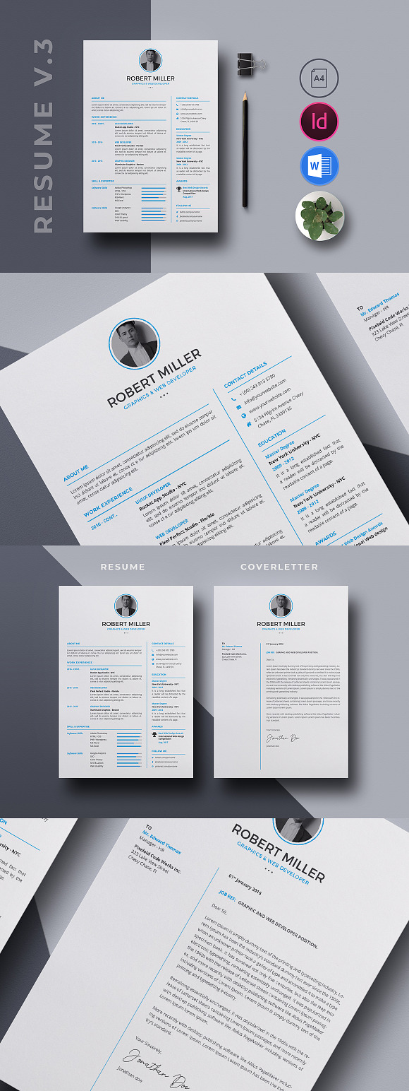 10 in 1 Resume Bundle in Resume Templates - product preview 3
