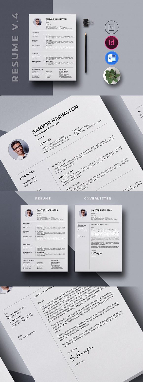 10 in 1 Resume Bundle in Resume Templates - product preview 4