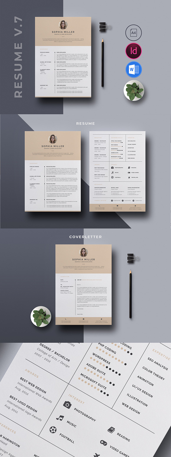 10 in 1 Resume Bundle in Resume Templates - product preview 7