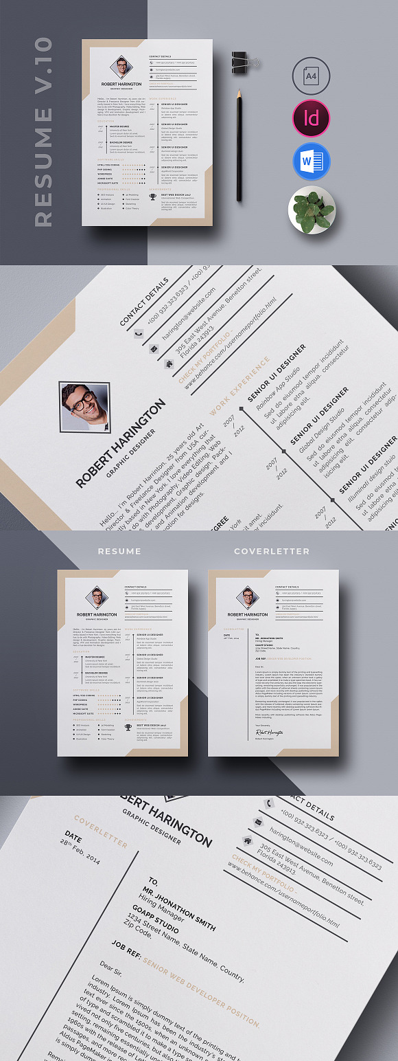 10 in 1 Resume Bundle in Resume Templates - product preview 10
