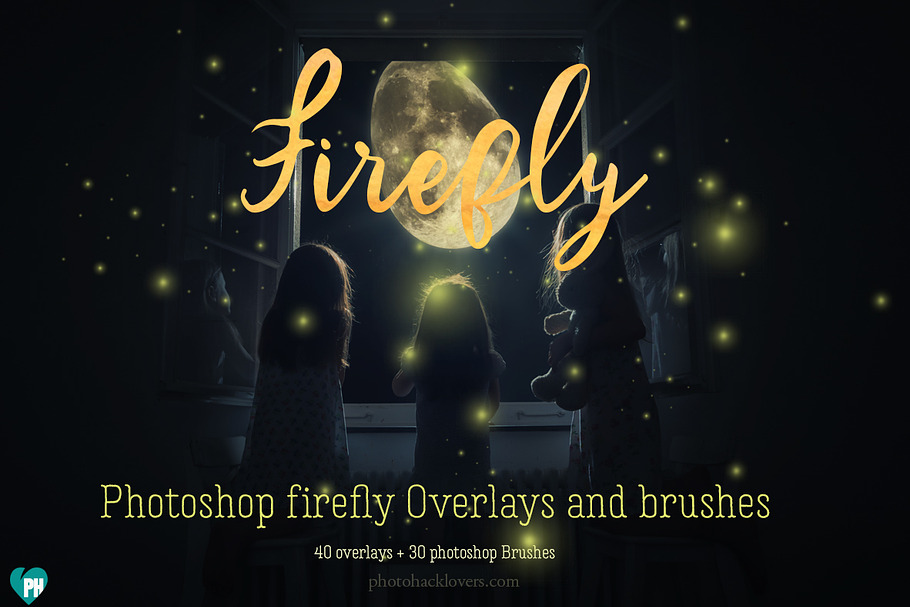 Firefly OVERLAYS + PHOTOSHOP BRUSHES