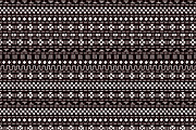 Mudcloth geometric seamless pattern