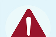 Illustration of a warning sign