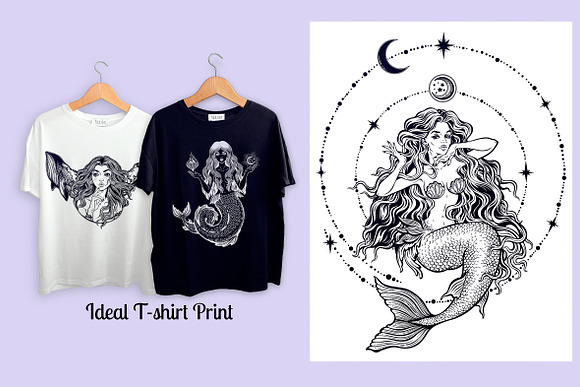 Mermaid Mini Set in Illustrations - product preview 6