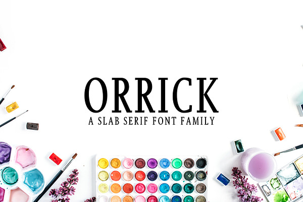 Orrick Slab Serif Font Family