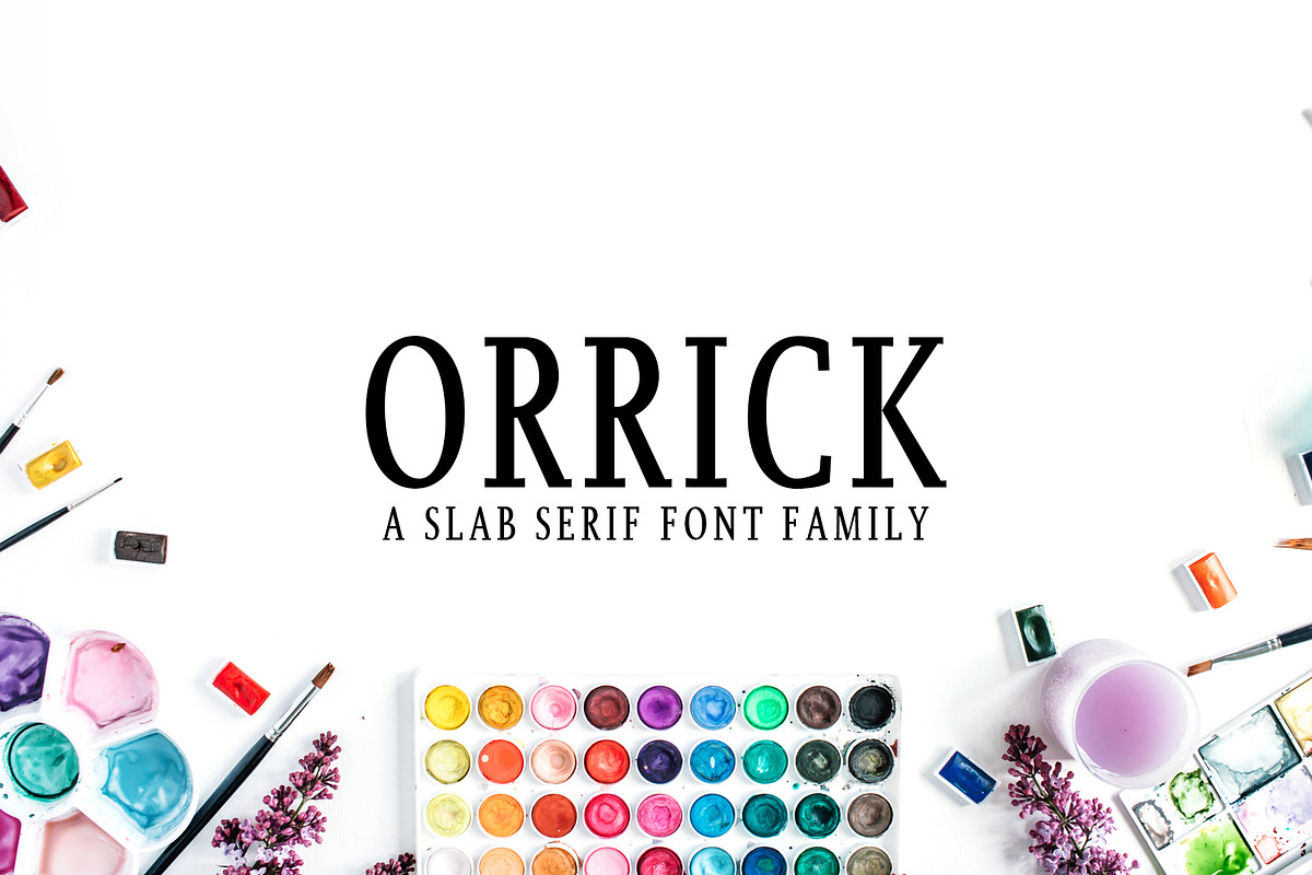 Orrick Slab Serif Font Family in Slab Serif Fonts - product preview 8