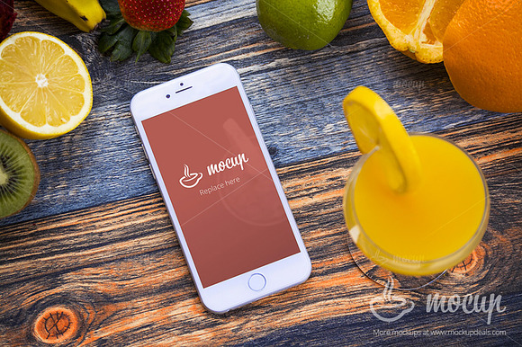 iPhone 6 PSD Mockup Fresh "A" in Product Mockups - product preview 1