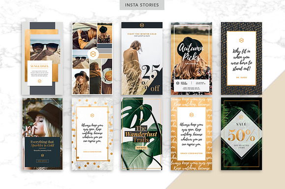 GOLDEN | Social Media Pack in Instagram Templates - product preview 11