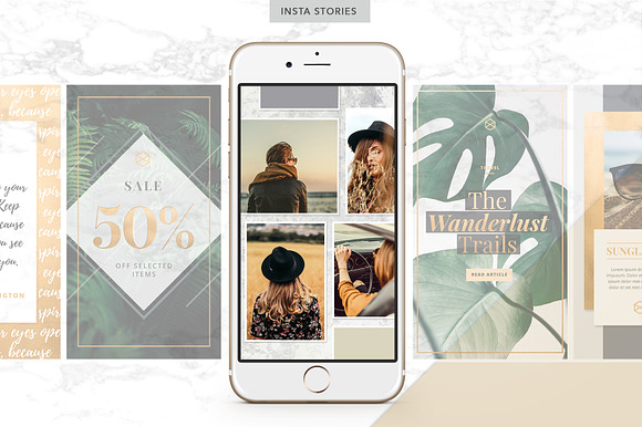 GOLDEN | Social Media Pack in Instagram Templates - product preview 12