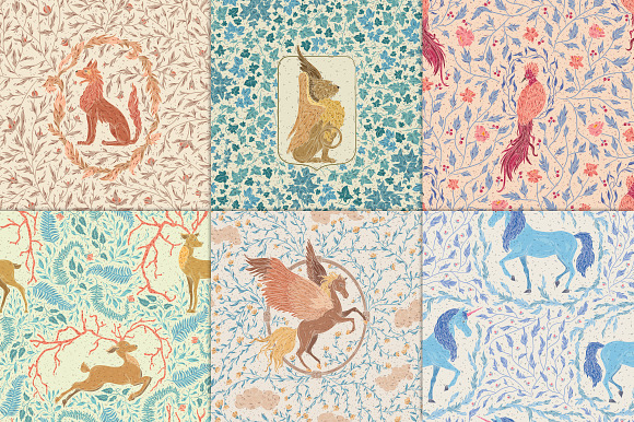 Mythical Animals patterns in Patterns - product preview 9