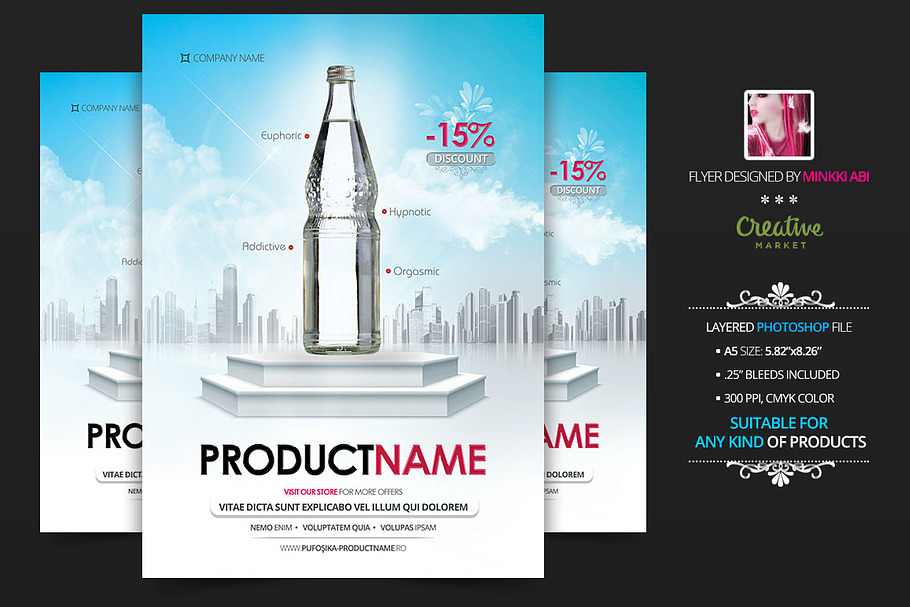 Product Showcase Vs 3 Flyer in Flyer Templates - product preview 8