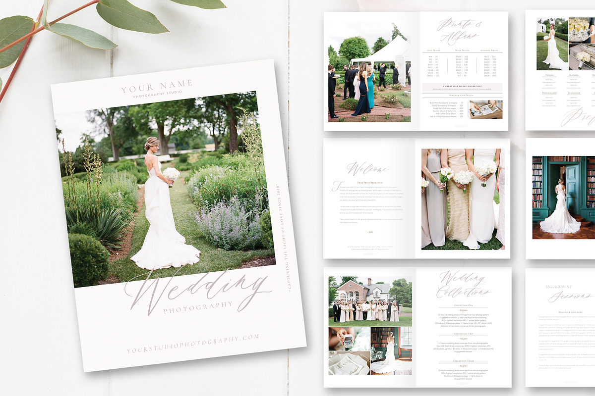Wedding Photography Magazine PSD in Magazine Templates - product preview 8