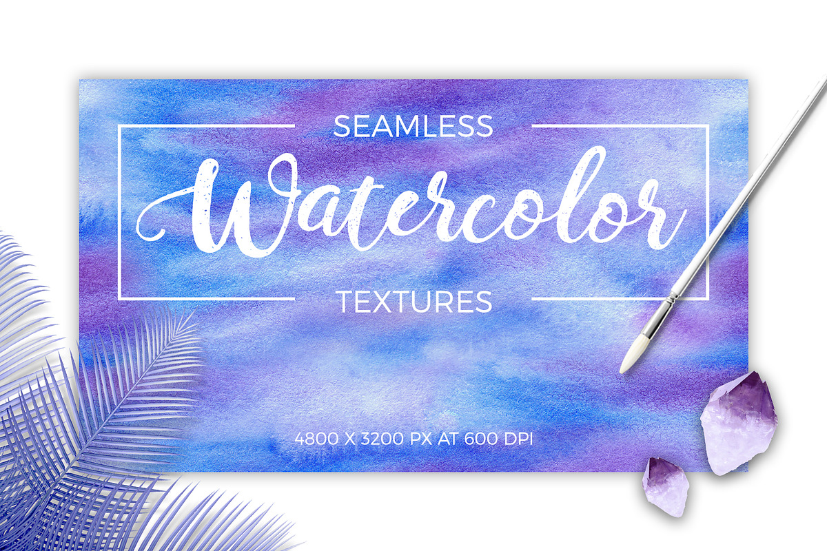 Watercolor Seamless Textures in Textures - product preview 8