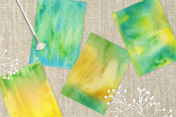 Watercolor Seamless Textures in Textures - product preview 5