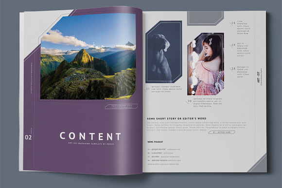 Art-Ist Magazine Template vol.26 in Magazine Templates - product preview 2