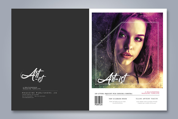 Art-Ist Magazine Template vol.26 in Magazine Templates - product preview 11