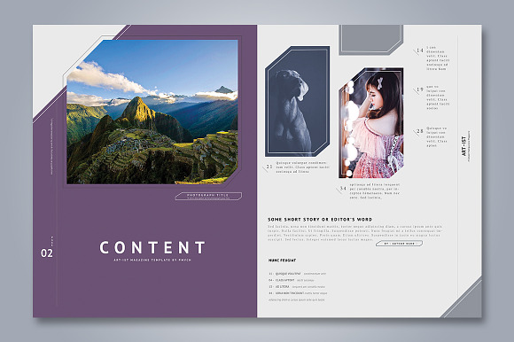 Art-Ist Magazine Template vol.26 in Magazine Templates - product preview 12