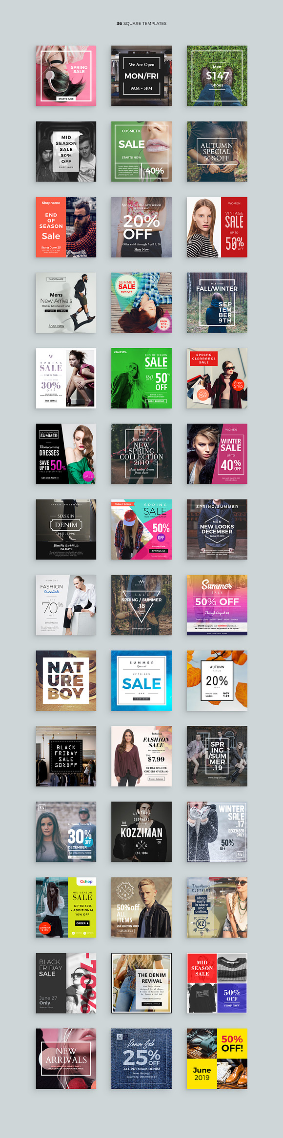 42 Fashion Instagram Banners in Instagram Templates - product preview 2