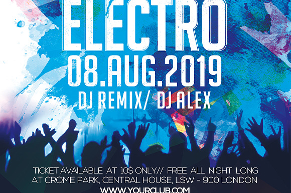 COLOR ELECTRO 2 in Flyer Templates - product preview 1