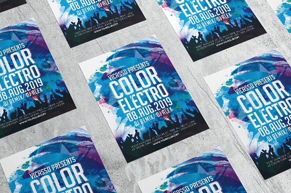 COLOR ELECTRO 2 in Flyer Templates - product preview 4