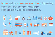 Summer vacation, traveling, tourism.