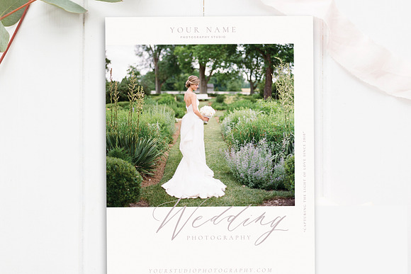 14-Page Wedding Photography Magazine in Magazine Templates - product preview 2