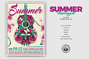 Summer Unplugged Flyer Template V1