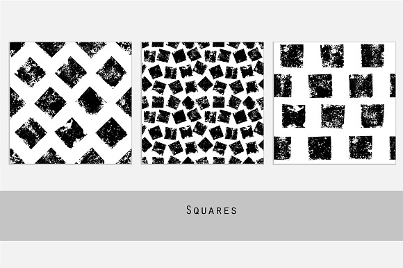 9 grunge seamless patterns, vector in Patterns - product preview 2