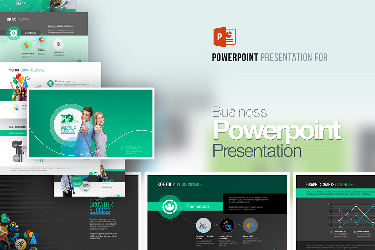 10 Steps to Business Powerpoint in PowerPoint Templates - product preview 8