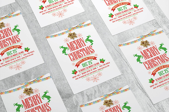 Merry Christmas 2 in Flyer Templates - product preview 1