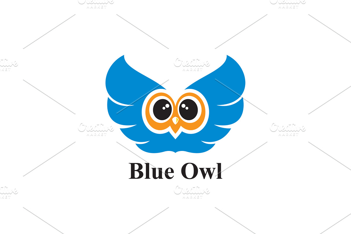 Blue Owl Logo in Logo Templates - product preview 8