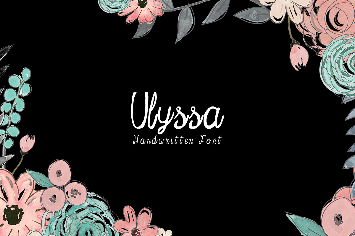 Ulyssa Handwritten Font + Bonus in Script Fonts - product preview 8