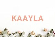 Kaayla Slab Serif Font Pack
