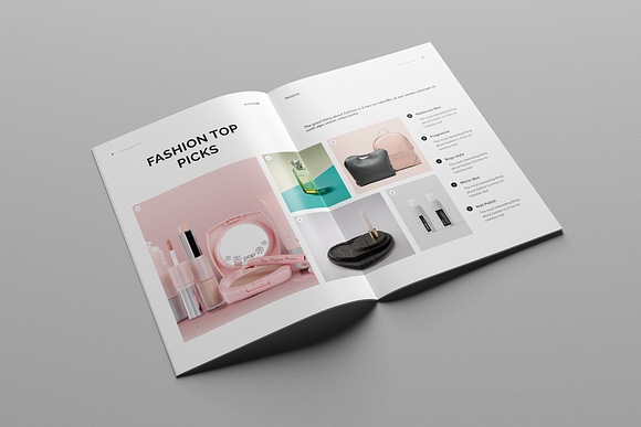 Creative Minimal Fashion Magazine in Magazine Templates - product preview 4