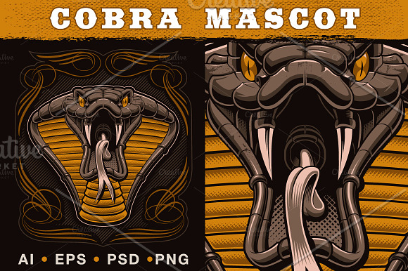 Cobra  vector Illustration in Illustrations - product preview 1