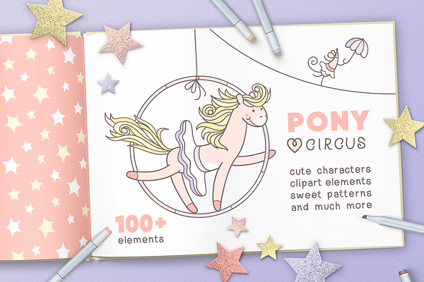 PONY LOVES CIRCUS | DESIGN SET