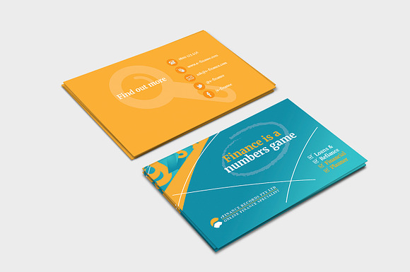 eFinance Business Card Template in Business Card Templates - product preview 1
