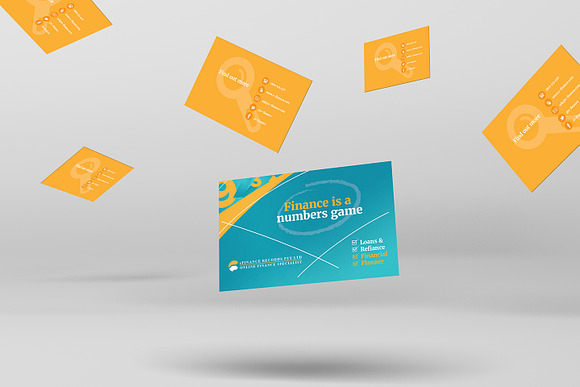 eFinance Business Card Template in Business Card Templates - product preview 3