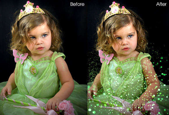 30 Magic Glitter EFFECT Overlays in Photoshop Layer Styles - product preview 3