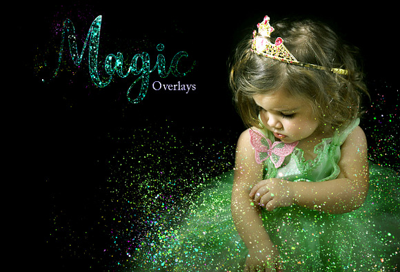 30 Magic Glitter EFFECT Overlays in Photoshop Layer Styles - product preview 7