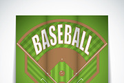 Baseball tri-fold brochure