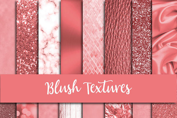Blush Textures Digital Paper