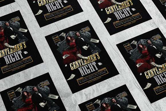Gentalman's Night 1 in Flyer Templates - product preview 4
