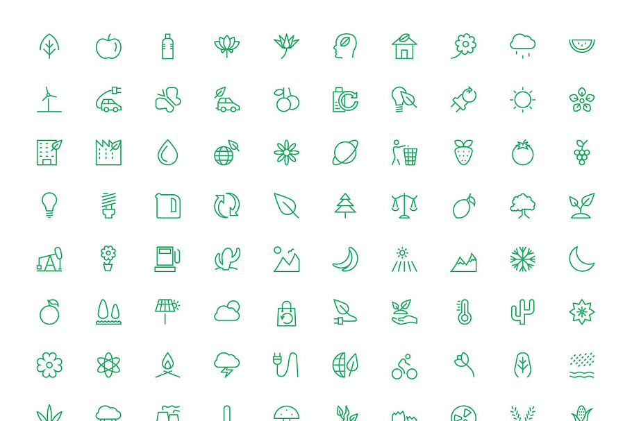 125+ Nature and Ecology Icons in Icons - product preview 8